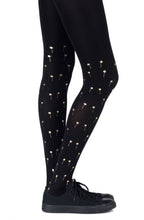 Load image into Gallery viewer, Zohara "Palm Beach" Black Tights
