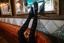 Load image into Gallery viewer, Zohara "Palm Beach" Black Tights
