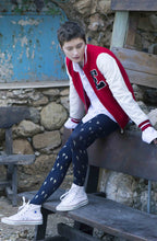 Load image into Gallery viewer, Zohara &quot;Prickly Pear&quot; Gold Print Tights
