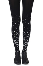 Load image into Gallery viewer, Zohara "Rise And Shine" Silver Print Tights
