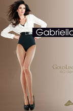 Load image into Gallery viewer, Gabriella Classic Gold 40 Tights Beige
