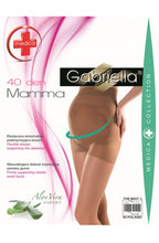 Load image into Gallery viewer, Gabriella Classic Mamma 40 Tights Beige
