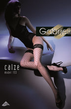 Load image into Gallery viewer, Gabriella Kabaretta Calze 153-222 Hold Ups Red
