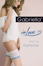 Load image into Gallery viewer, Gabriella 473 Katherine Hold ups Natural/Blue/Champagne
