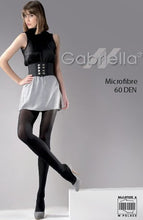 Load image into Gallery viewer, Gabriella Classic Microfibre 60 Tights Black
