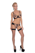 Load image into Gallery viewer, Roza Mehendi Soft Cup Bra Black
