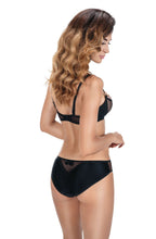 Load image into Gallery viewer, Roza Nefer Soft Cup Bra Black-Salmon
