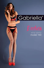 Load image into Gallery viewer, Gabriella Gabriella Erotic Strip Panty 153-637 Black
