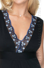 Load image into Gallery viewer, Irall Titania Nightdress Black
