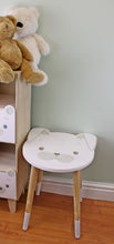 Load image into Gallery viewer, Baby Bear Wooden Side Table, Rabbit Design
