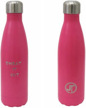 Load image into Gallery viewer, JTL Fitness Stainless Steel Water Bottle 500ml Vacuum Insulated Flask for Hot or Cold Metal Watertight Seal Pink
