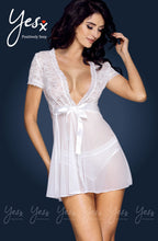 Load image into Gallery viewer, Yesx YX169 3pc Gown,panty &amp; Belt White
