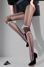 Load image into Gallery viewer, Gabriella Kabaretta Collant Zazu Tights Black
